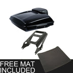 Trunk Backrest Pad Mount Rack for Harley Touring Glide (2009–2013)