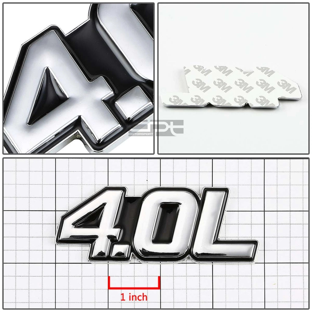 Chrome Bumper Emblem Badge for