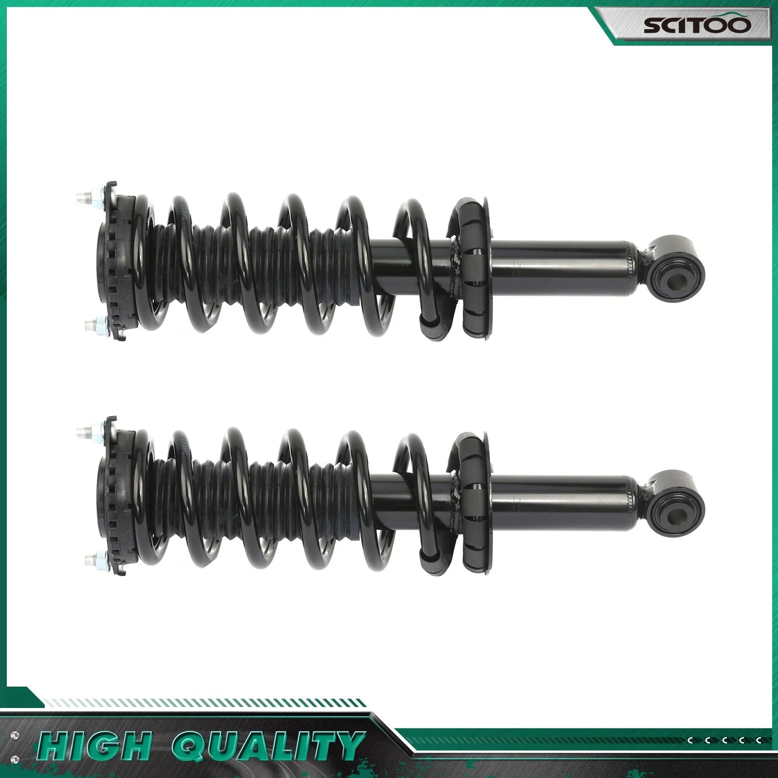 Set of 2 Rear Shocks Struts & Coil Springs for Subaru Legacy (2005–2009)