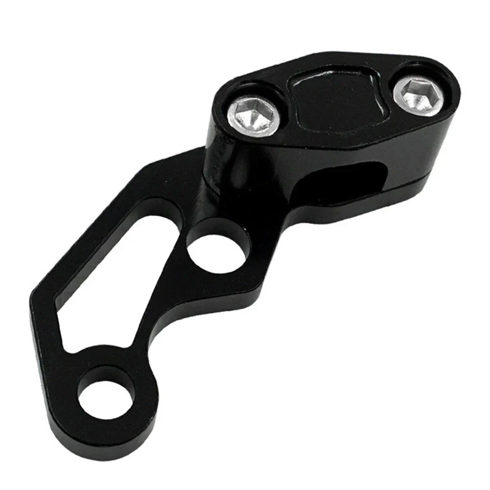 Oil Pipeline Brake Line Clamp Protector for Motor Bikes Aluminum Black