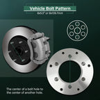2X 2" Wheel Adapters 6x5.5 to 8x180 for Silverado Sierra 1500 (1999–2025)