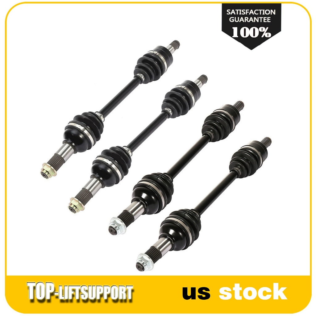 Set of 4 CV Axles for Yamaha Grizzly 550 700 Kodiak 700