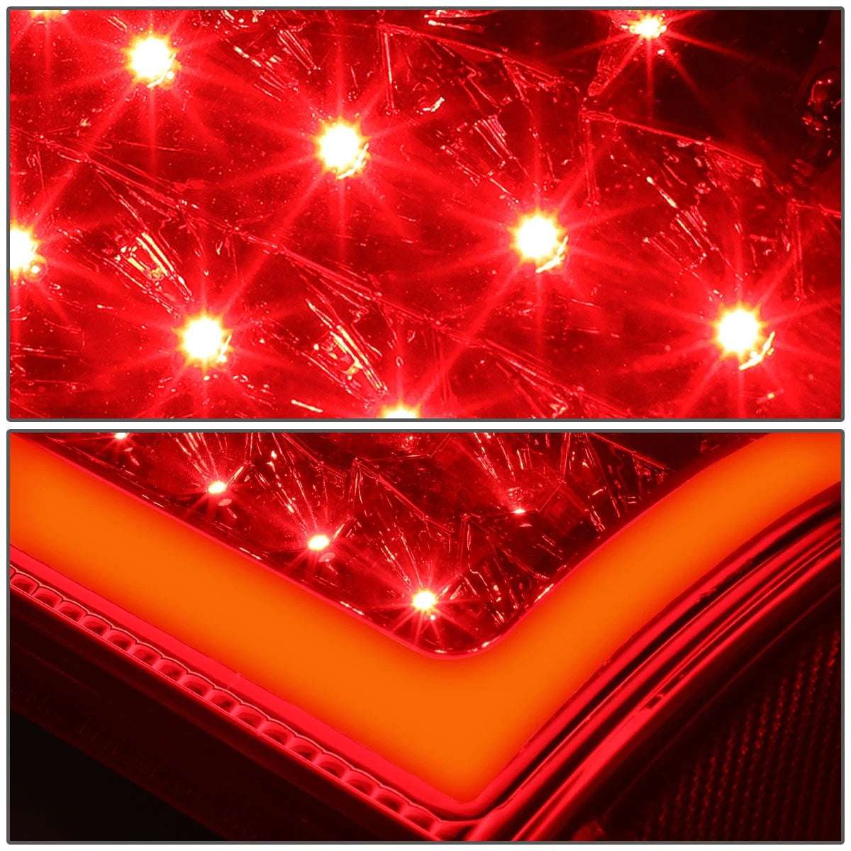 Red LED L-Bar Tail Brake Light Reverse Lamp for Ford Super Duty F150 (1999–2007)