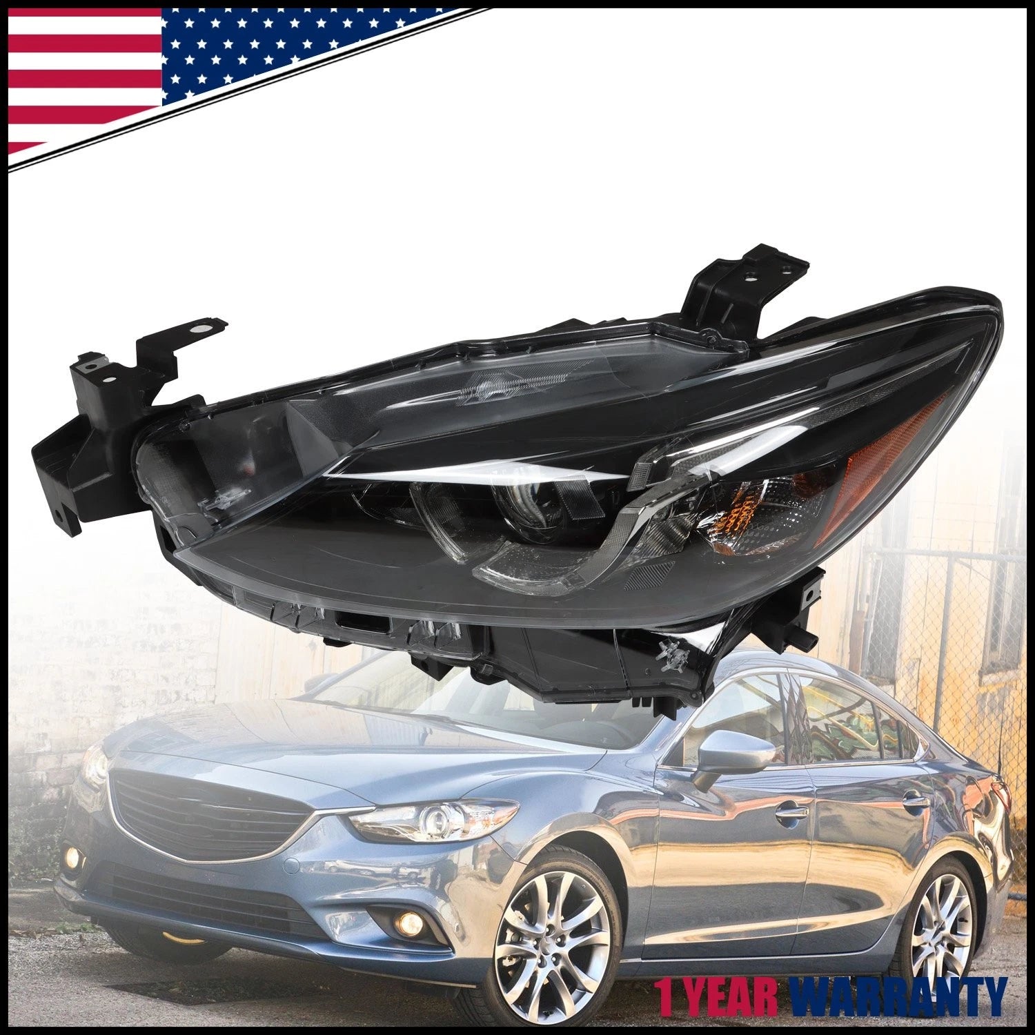 LED Headlight for Mazda 6 (2016–2017) AFS Driver Side LH GMN3-51-041D