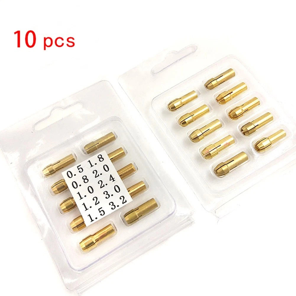 10PCS Drill Chucks Collet Adapter for Rotary Tool (Universal)