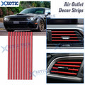 Glossy Red Anti-scratch AC Air Outlet Vent Cover for Dodge Challenger (2008–2023)