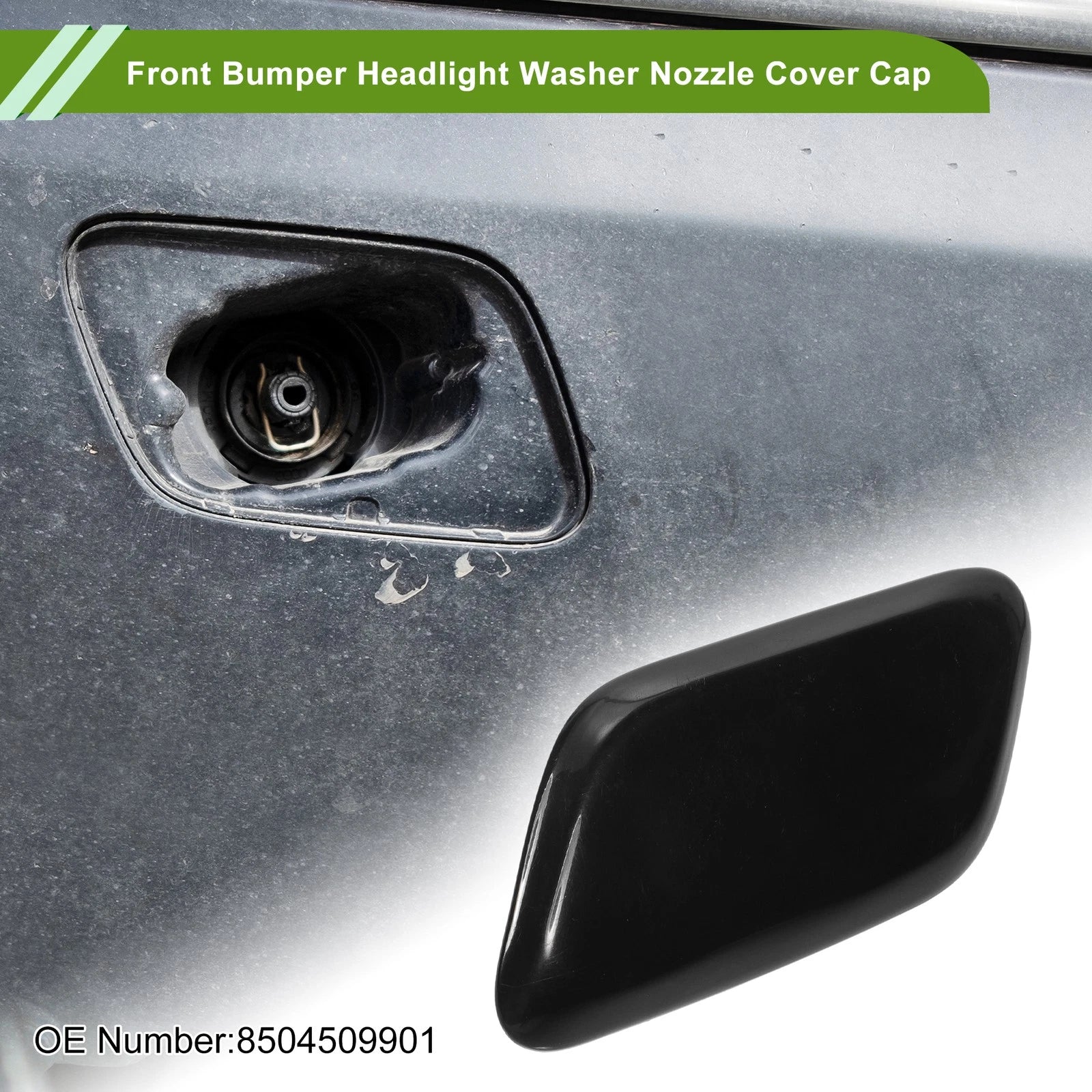 Front Left Washer Nozzle Cover Cap No. 8504509901 for Toyota Avensis (Unpainted)