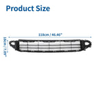 Front Lower Hood Bumper Grille Grill for Nissan Rogue 2.5L (2021) No.622546RA0A
