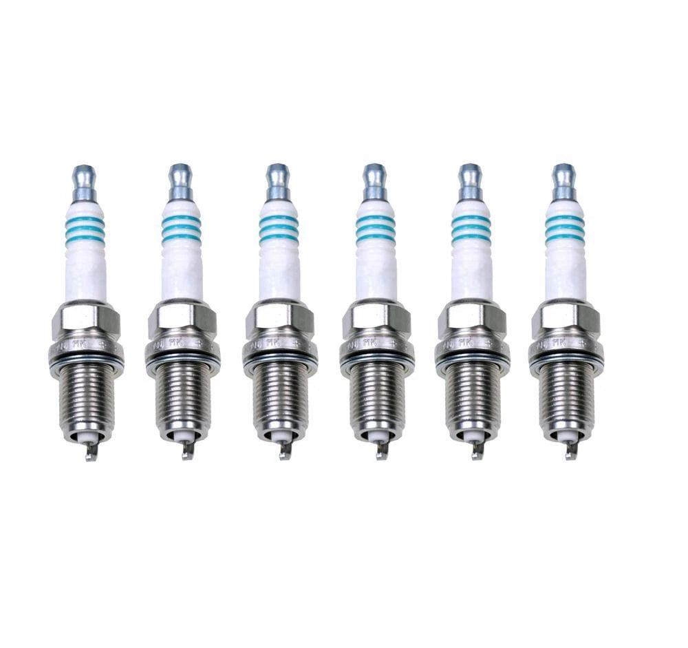 Set of 6 Iridium Spark Plugs for Dodge MB Nissan Toyota (Gap 0.040)