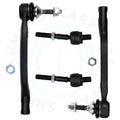 Set of 4 Front Inner & Outer Tie Rod Ends for Volvo S60 V70 (2001–2007)
