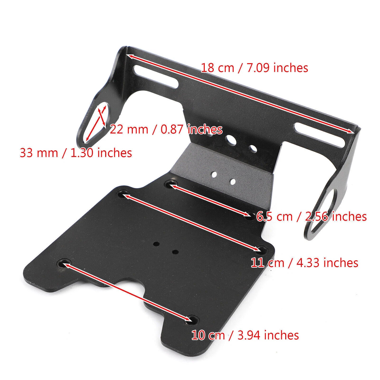 Aluminum License Plate Holder Frame for Yamaha Tenere 700 (2019–2021) T9