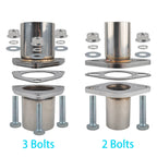 Exhaust Spring Bolt Flange Repair Pipe Kit for (1.75''-2.5'' ID)