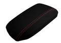 Carbon Fiber Console Lid Cover for Toyota Corolla (2014–2019) Red Stitch