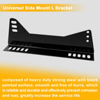 2X Universal Racing Side Mount Brackets for Recaro Bride OMP Bucket Seat