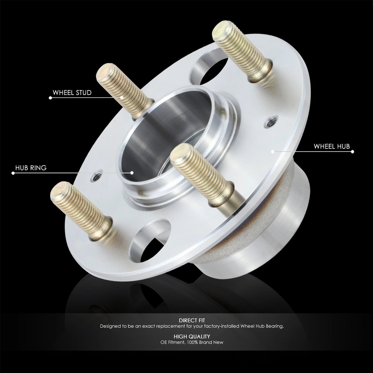 Rear Wheel Bearing & Hub for Honda Civic Del Sol Acura Integra (1992–2000)