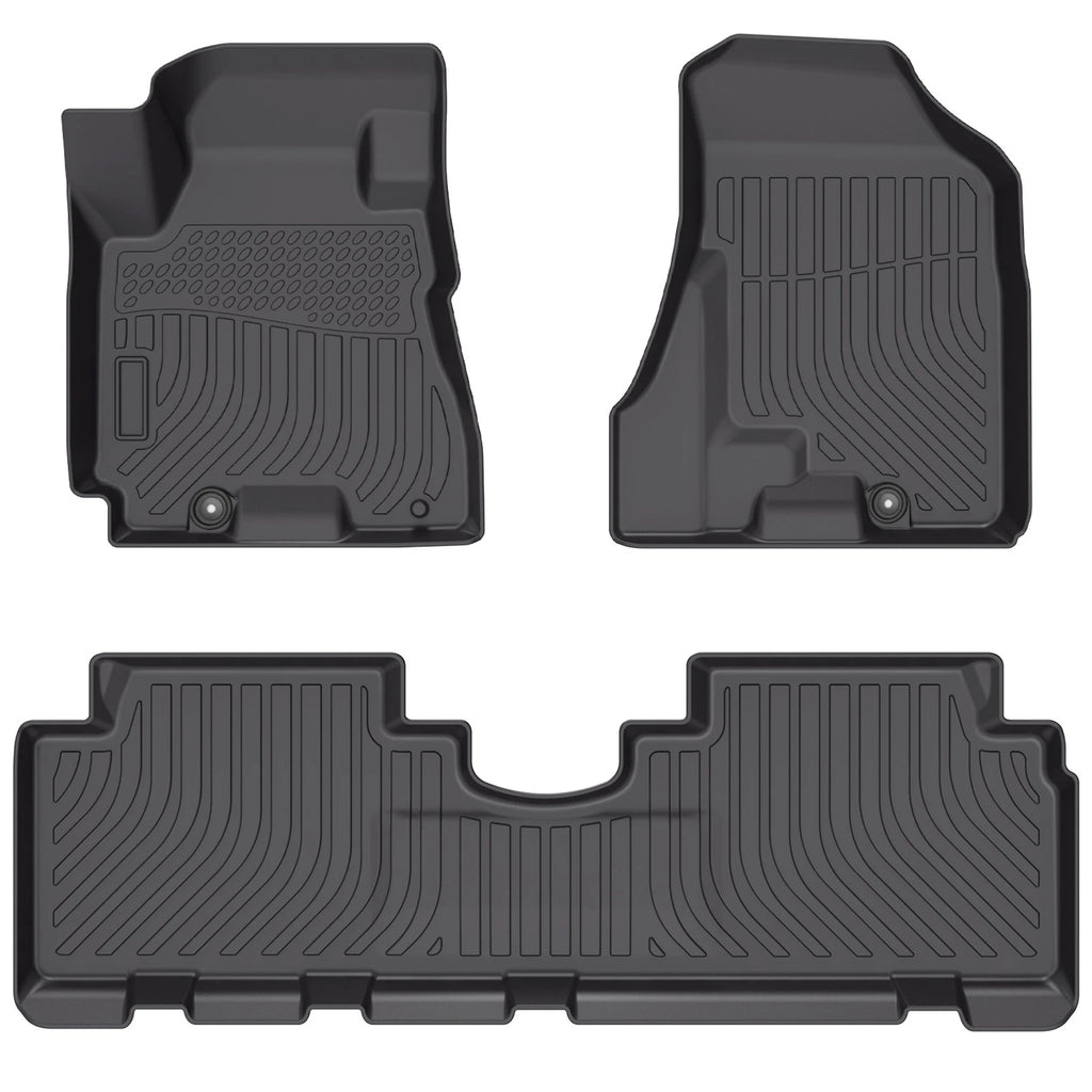 Set of 2 3D Floor Mats for Hyundai Tucson (2004–2009) TPE Rubber All Weather