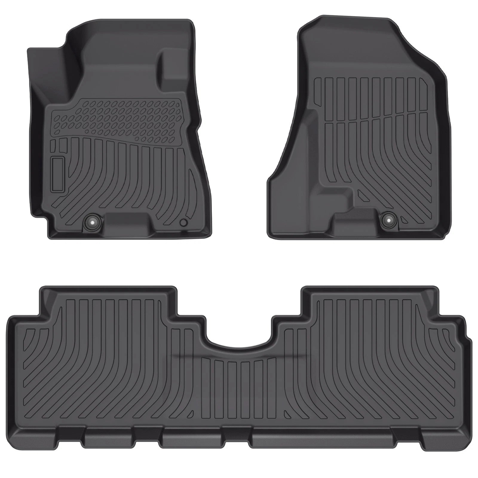 Set of 2 3D Floor Mats for Hyundai Tucson (2004–2009) TPE Rubber All Weather