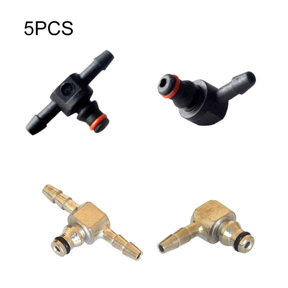 Set of 5 Diesel Injector Tube Oil Return Connections for Bosch 110