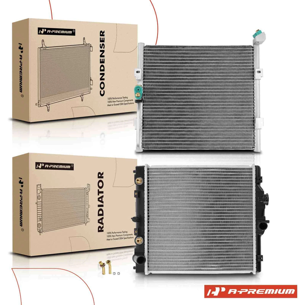 Radiator & AC Condenser for Honda Civic del Sol (1994–1997)