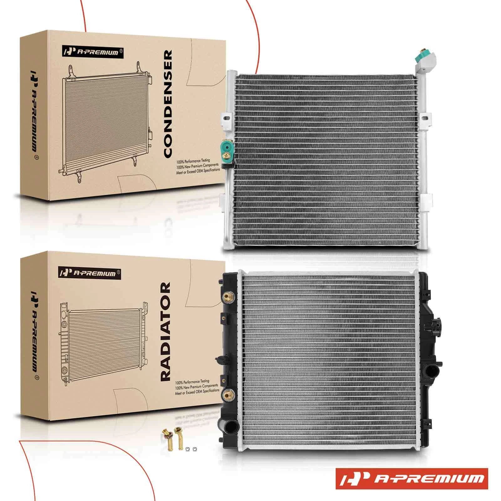Radiator & AC Condenser for Honda Civic del Sol (1994–1997)