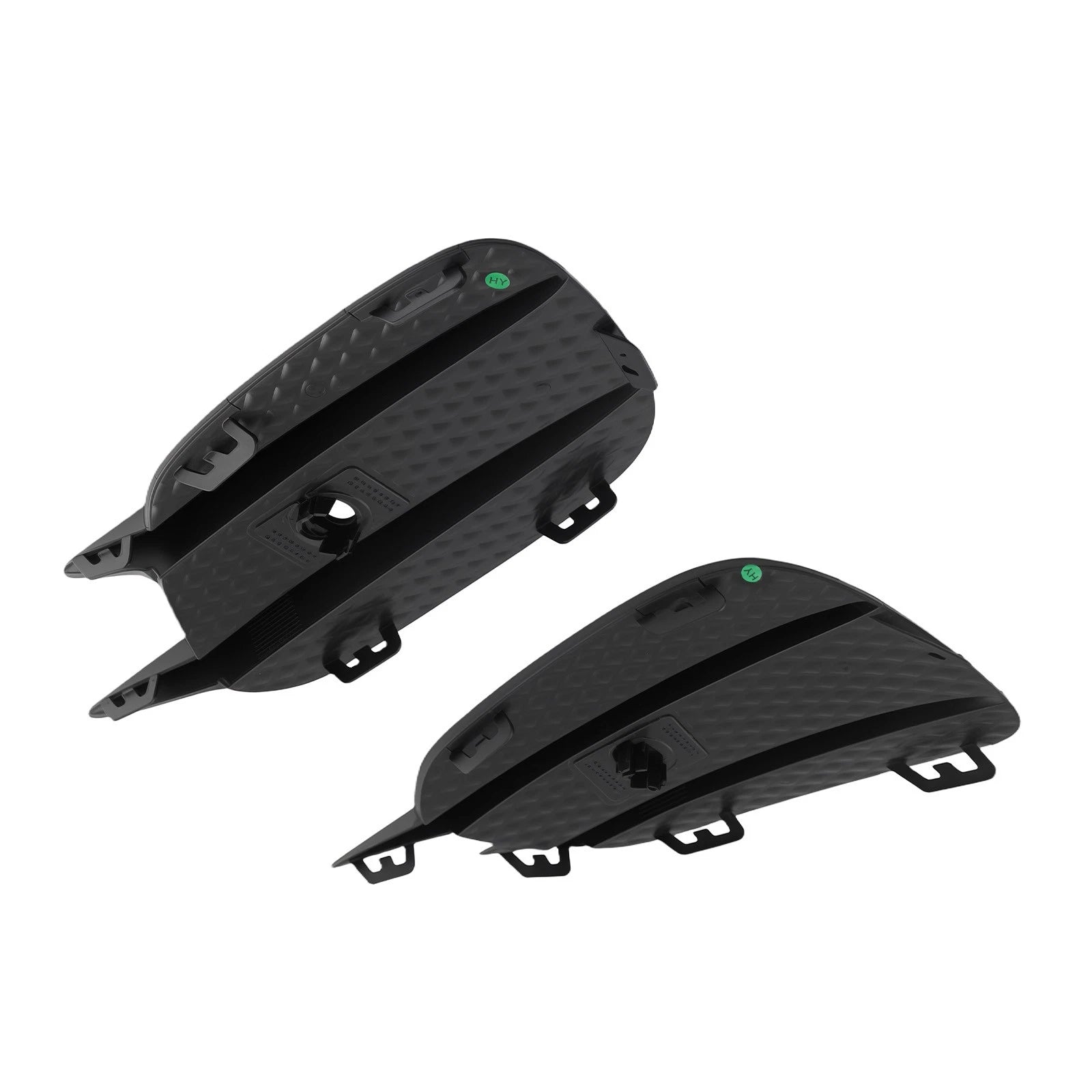 Pair Front Bumper Fog Light Covers for Mercedes-Benz E-Class (2016-2019)