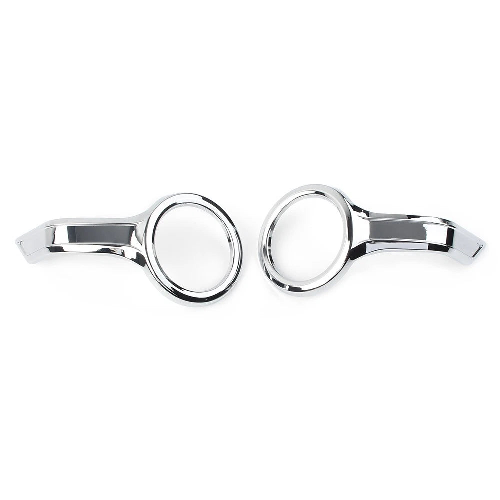 Chrome Fog Light Bezel Trim Rings for Honda Goldwing GL1800 (2001–2010)