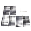 Invisible Receiver & Swage Stud Kit for Cable Rail (T316 Stainless Steel, 60 Pcs)