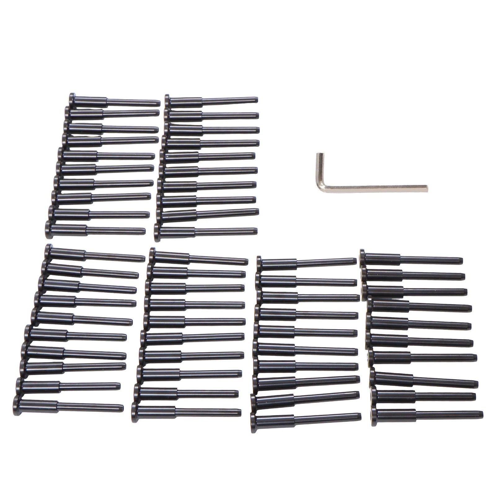 Invisible Receiver & Swage Stud Kit for Cable Rail (T316 Stainless Steel, 60 Pcs)