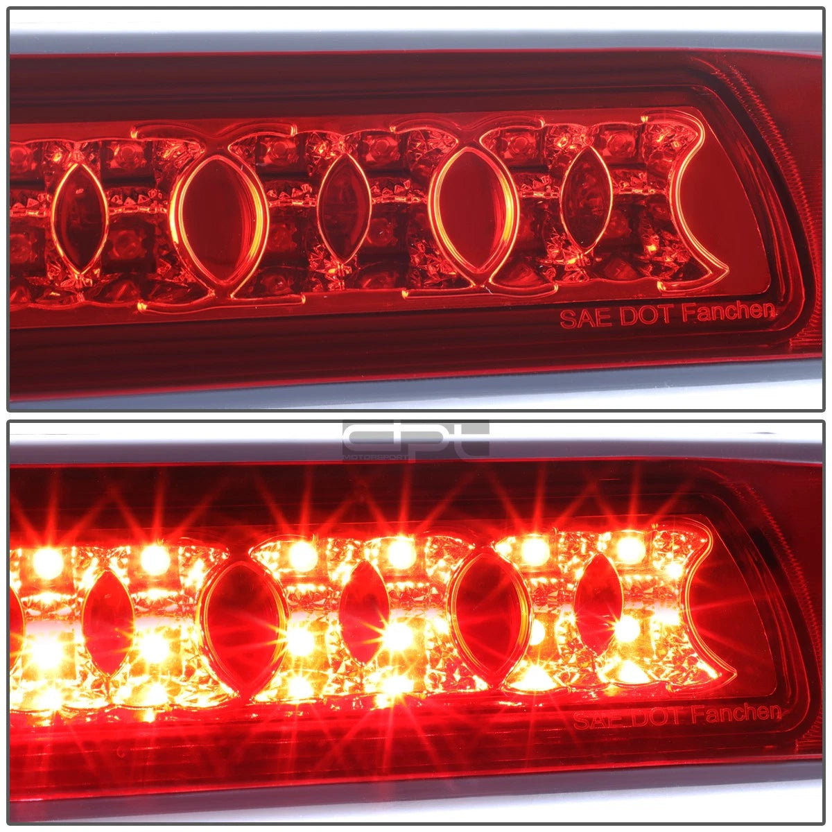 LED Third Brake Light for Toyota Tundra (2000–2006) - Red Housing
