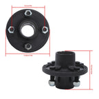 Set of 4 Trailer Hubs for 2k lbs Spindle (1" or 1.0625")