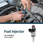 Fuel Injector P50113250 for Mazda 3 2.0 (2016) 1 Pc Black