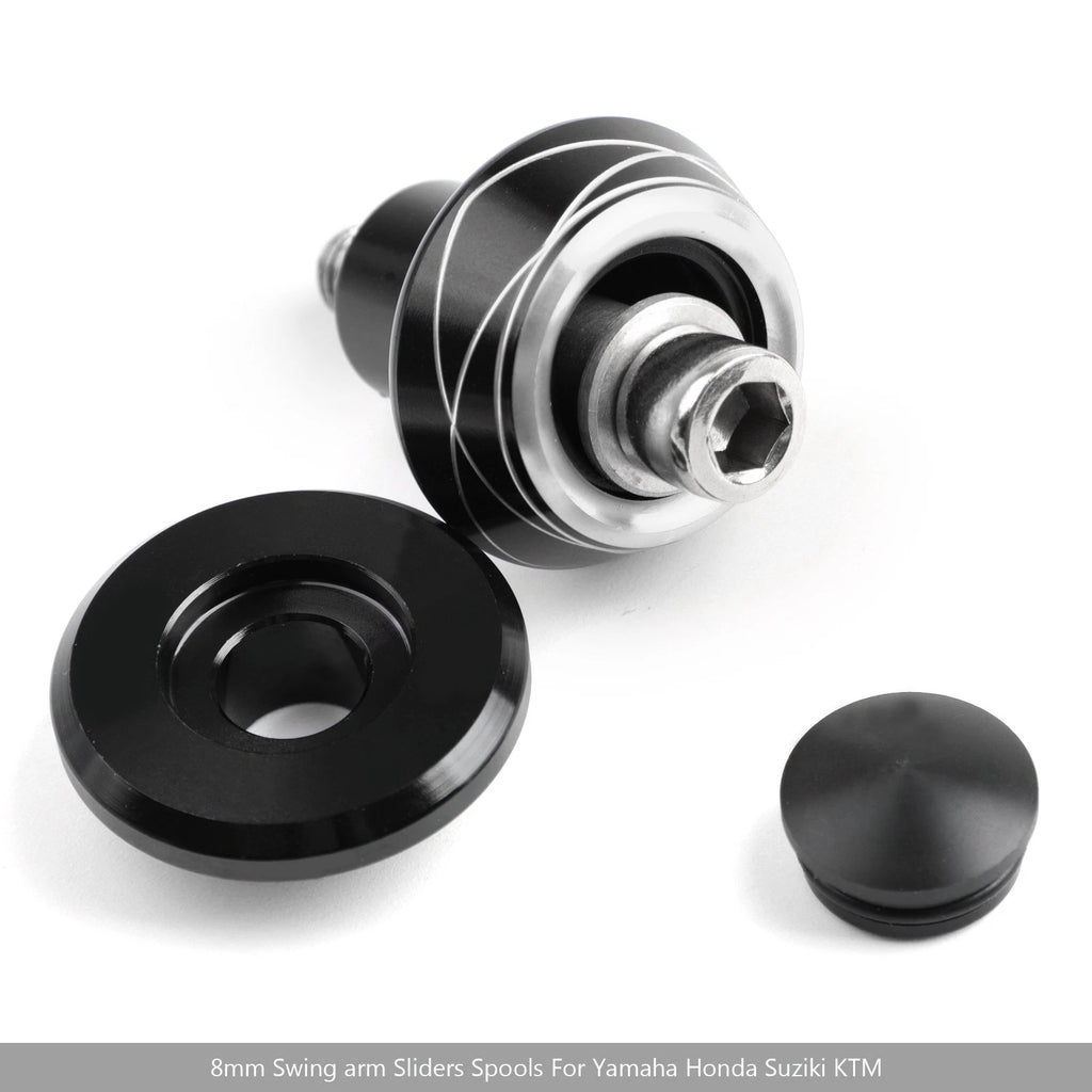 Pair 8mm CNC Swingarm Spools for Suzuki Honda (Fits )