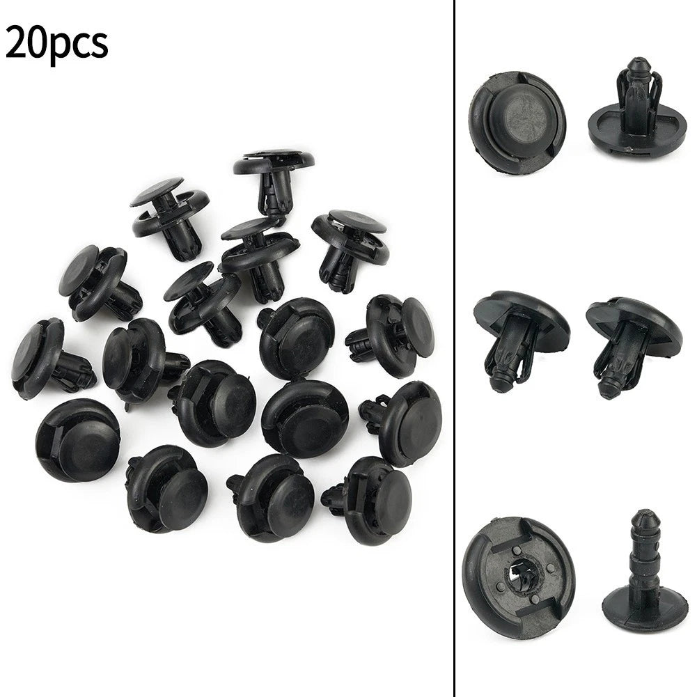 20Pcs Plastic Door Trim Clip Fastener Kit for Universal Vehicles