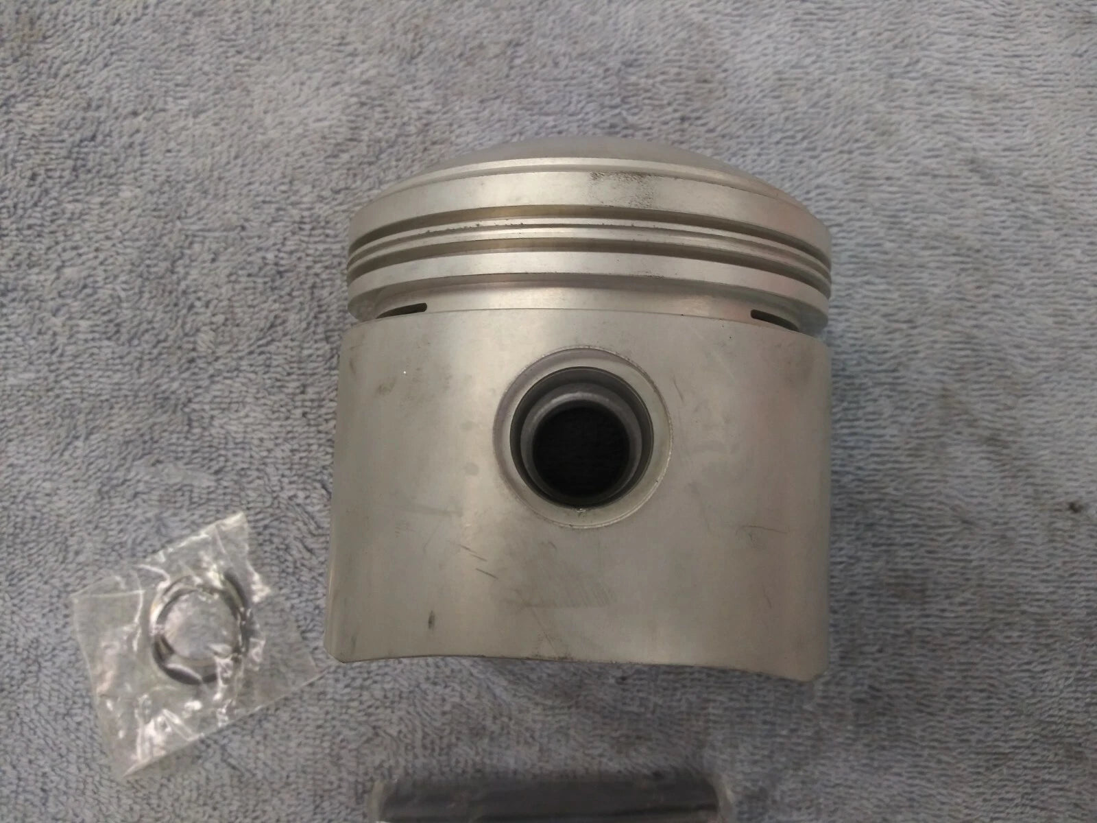 Twin Power 74ci Piston Set with Pin & Circlips for Shovel Pan (1974–1984)