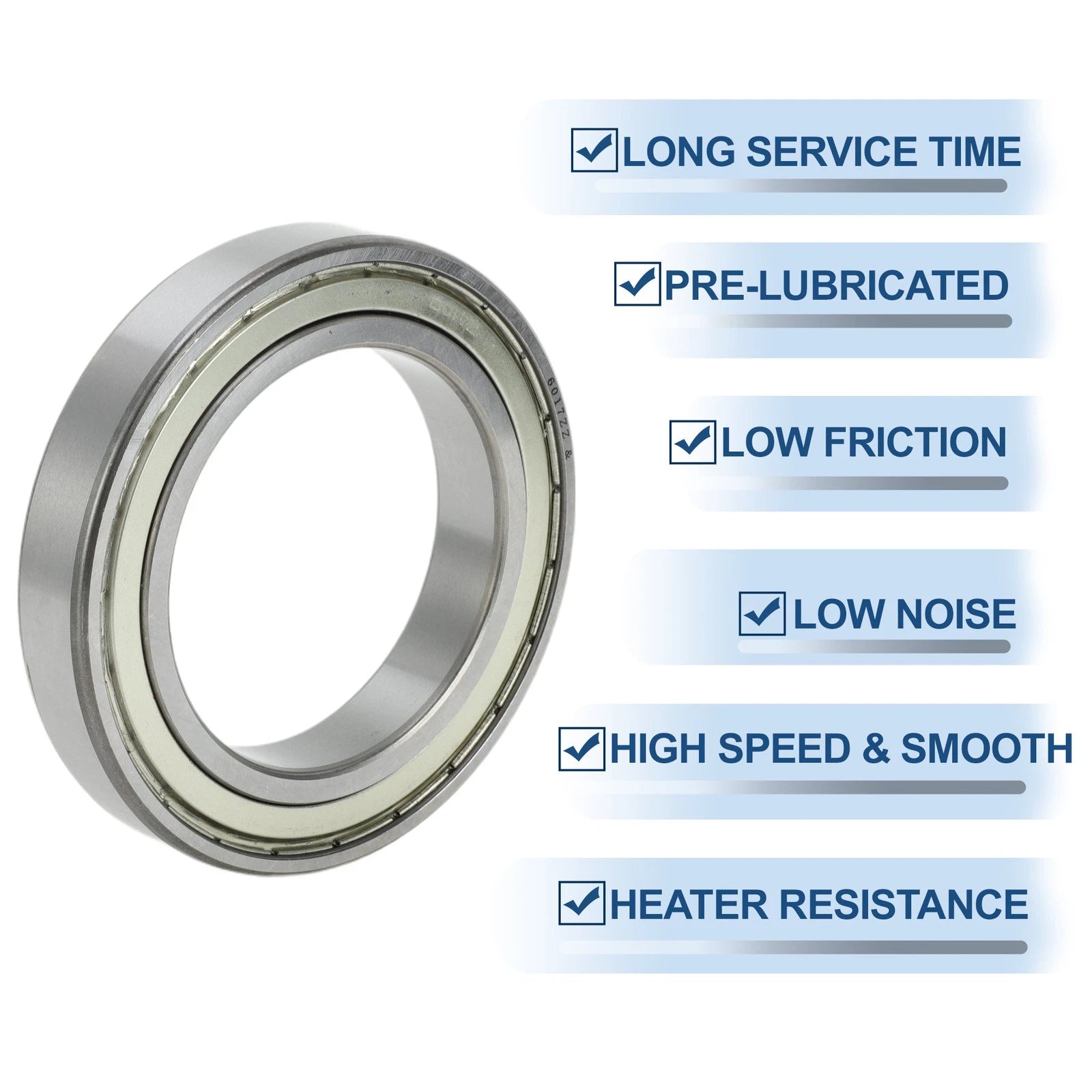 Deep Groove Ball Bearings 85x130x22mm for Scooter Skateboard (6017ZZ)