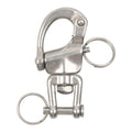 12 Pack Marine Quick Release Snap Shackle 316 SS with Swivel Eye for Sailing