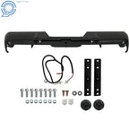 Rear Step Bumper for Ford F250 F350 F450 Super Duty (2008–2016) Black Steel
