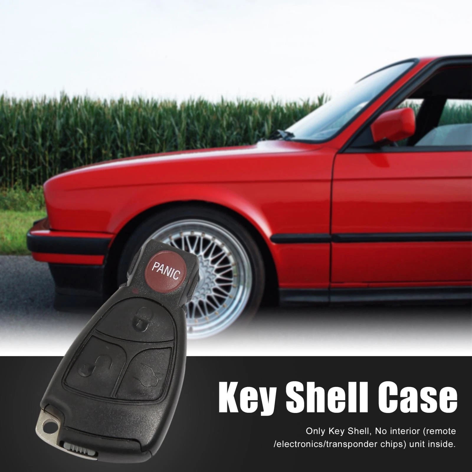 Key Fob Shell Case IYZ 3312 for Mercedes-Benz 