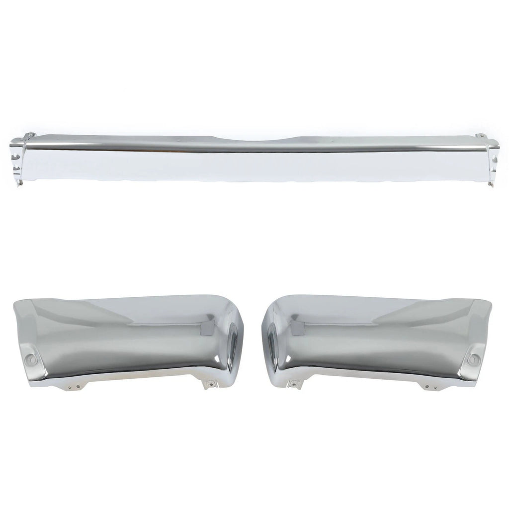 Step Bumper with Ends for Toyota 4Runner (1996–2002) Chrome Steel