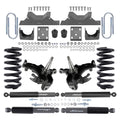 5" / 6" Lowering Drop Kit 1.25" Rotors SHOCKS For Chevy/GMC C10 C15 1973-87