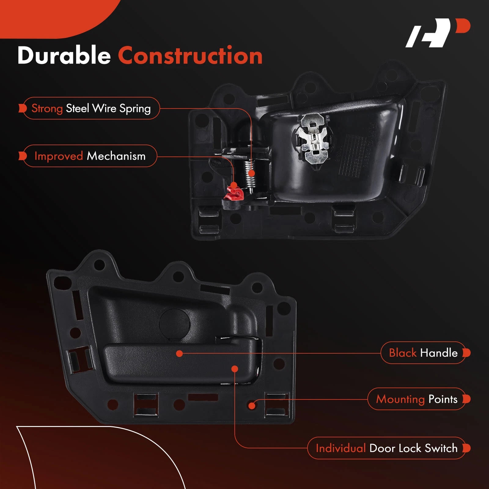 Rear Passenger Interior Door Handle for Jeep Grand Cherokee (2005–2011)