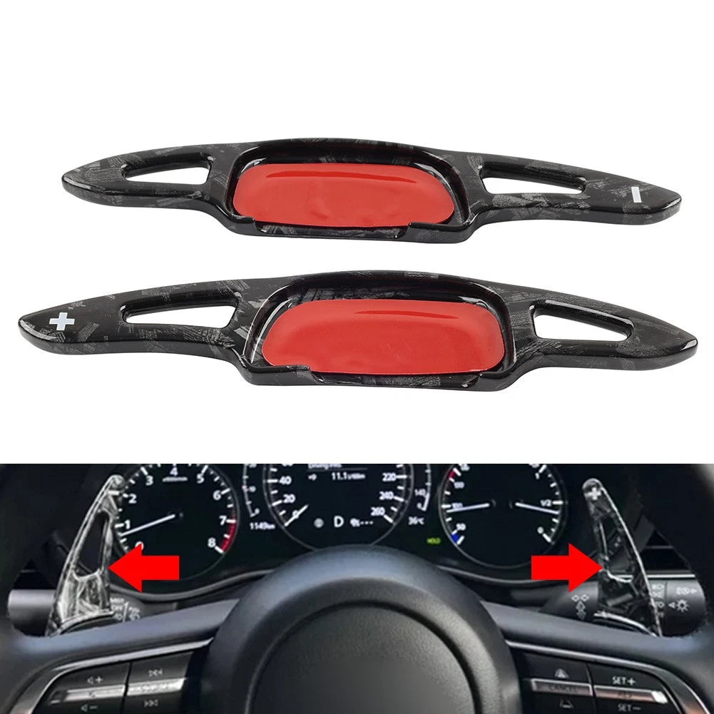 Steering Wheel Shift Paddle Extensions for Mazda 3, CX-30, CX-50, CX-60, CX-90, MX-30 (2020–2023)