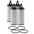 Set of 4 Wix WL10010XP Engine Oil Filters for (Metal Free)