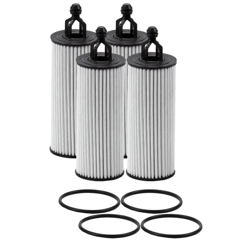 Set of 4 Wix WL10010XP Engine Oil Filters for (Metal Free)