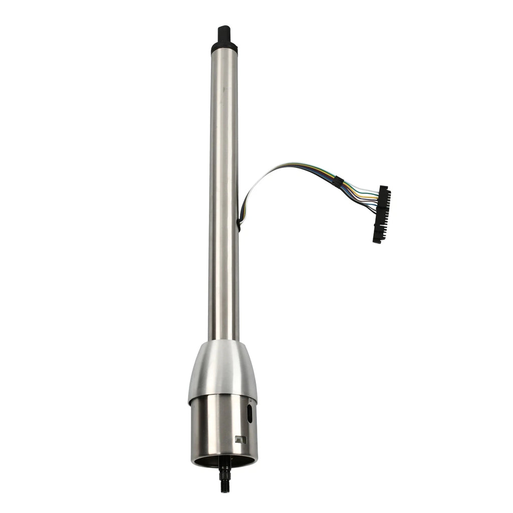 32" Stainless Steel Tilt Manual Steering Column & Adapter for Universal (No Key)