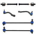 Set of 4 Mevotech Supreme Tie Rod Ends & Sway Bar Links for Sonata