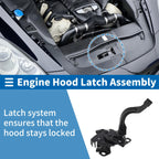 Hood Latch Assembly for Honda HR-V (2016–2022) No. 74120T8KG02