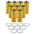 Set of 9 Engine Oil Filters for Ford E-350 F-250 F-350 SD 6.0 V8 (2003–2007)