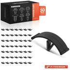50x Nylon Hood Insulation Retainer Clips for Chrysler Ford