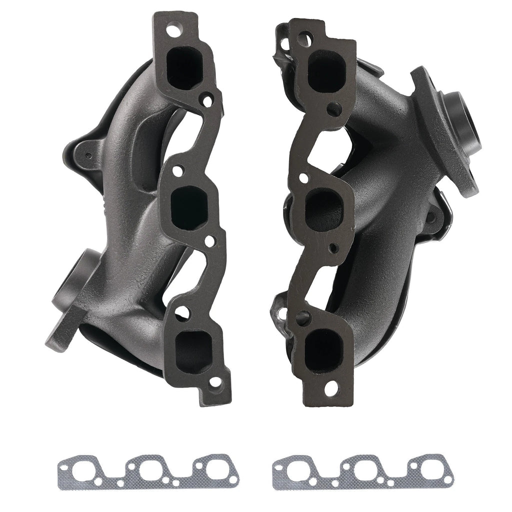 2X Exhaust Manifolds for Jeep Wrangler JK (2007–2011) 4666026AA 4666024AB